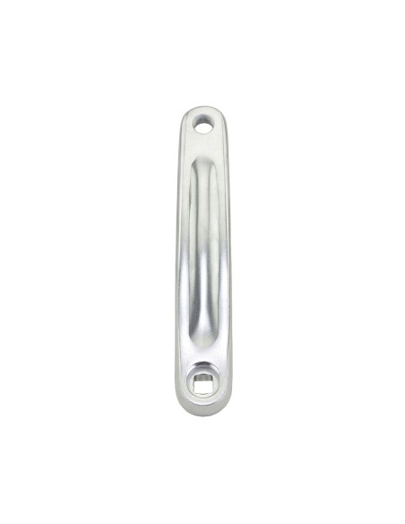 Alloy Left Crank Arm 175mm Horizontal Square Design Chrome.